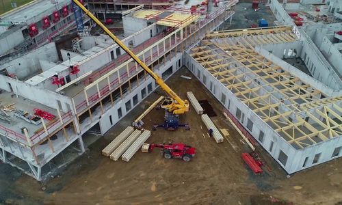 Timelapse du futur lycée de Nort-sur-Erdre