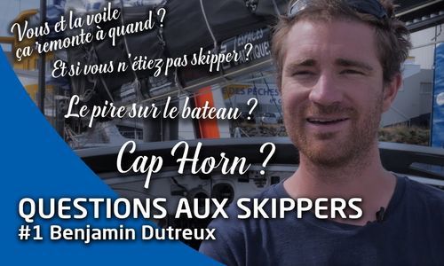 Questions courtes aux skippers : réponses de Benjamin Dutreux