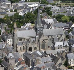 Guérande vue du ciel